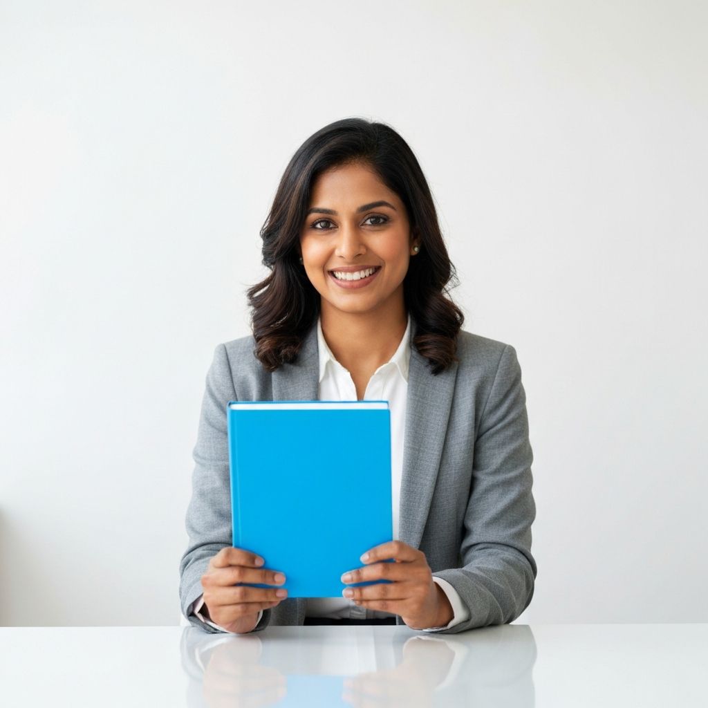 Étudiante souriante